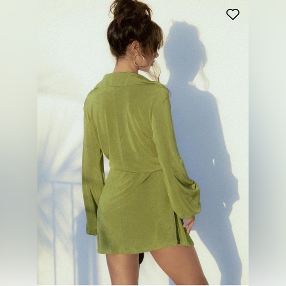 Princess Polly Wrap Mini Dress - Picture 2 of 4